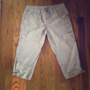 Khaki Capri Pants Justice Girls Size 16